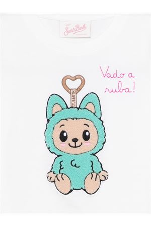 T-shirt in cotone bianco SAINT BARTH KIDS | ELLY00102132L